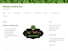 Tablet Screenshot of mcnallysgrille.net